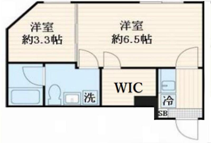 ALATO新宿御苑(2K/4階)の間取り写真