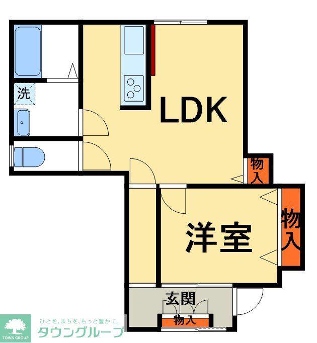 プリメロ ボニータ(1LDK/1階)の間取り写真