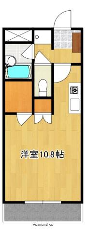 サニーハイツM(ワンルーム/2階)の間取り写真