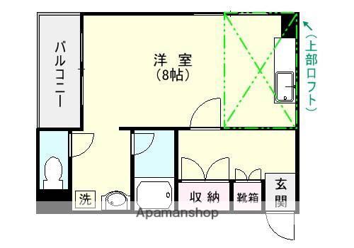キンシ堂ビル(ワンルーム/5階)の間取り写真