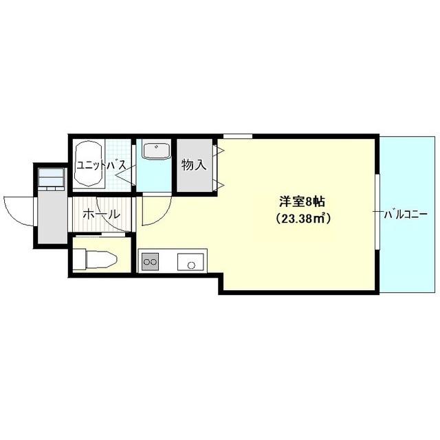 シェルマンド 淡路(ワンルーム/5階)の間取り写真