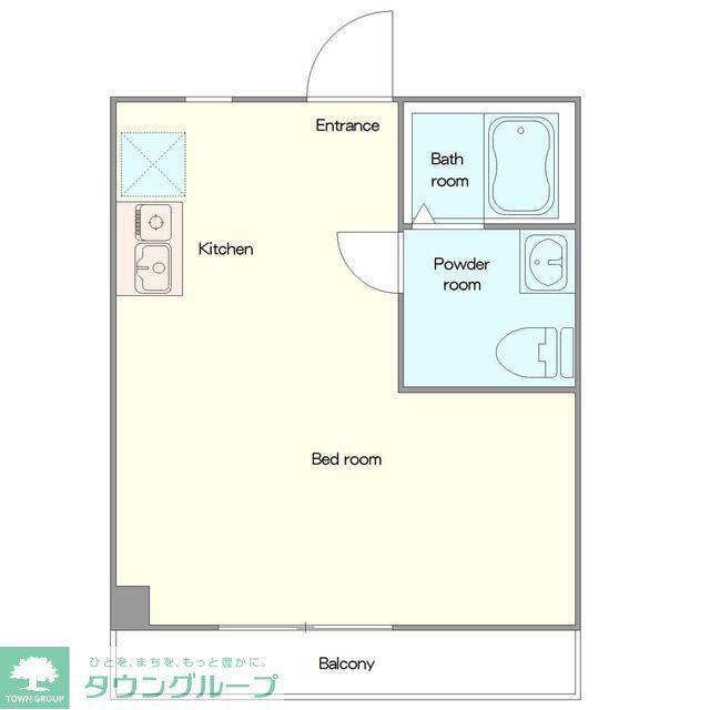 REZET高島平(ワンルーム/3階)の間取り写真