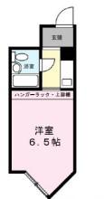 グリーンハウスNO2(ワンルーム/2階)の間取り写真