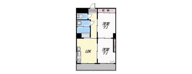 LIAM(2LDK/4階)の間取り写真