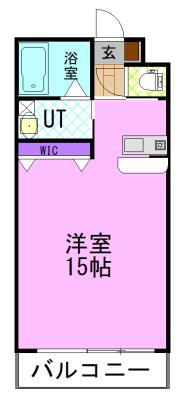 ベルホーク・YOHTO(ワンルーム/6階)の間取り写真