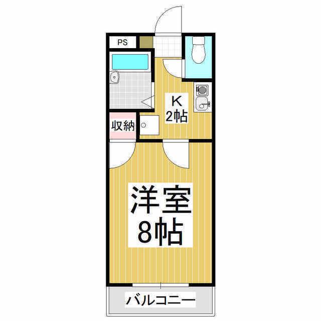 アビタシオンラフィネ(1K/3階)の間取り写真