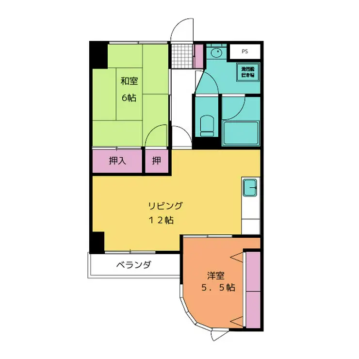 コーポホリウチ 2階階 間取り