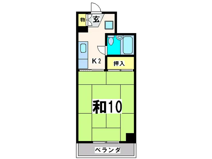 ダイアパレス井土ヶ谷 6階階 間取り