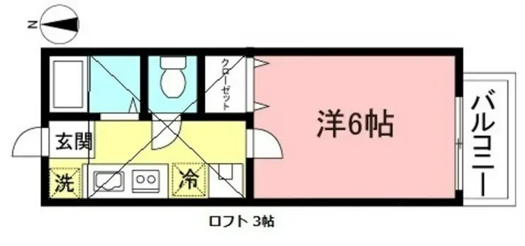 グリーンハイツ 2階階 間取り