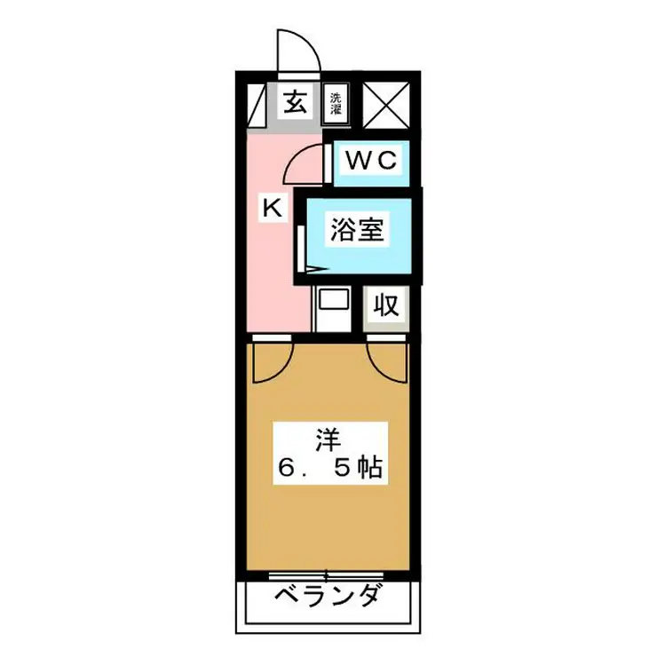 川口プラザB 2階階 間取り