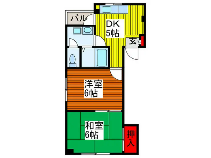 アパートメントオーランド 3階階 間取り