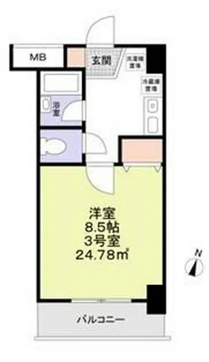 F-GRANDE 7階階 間取り