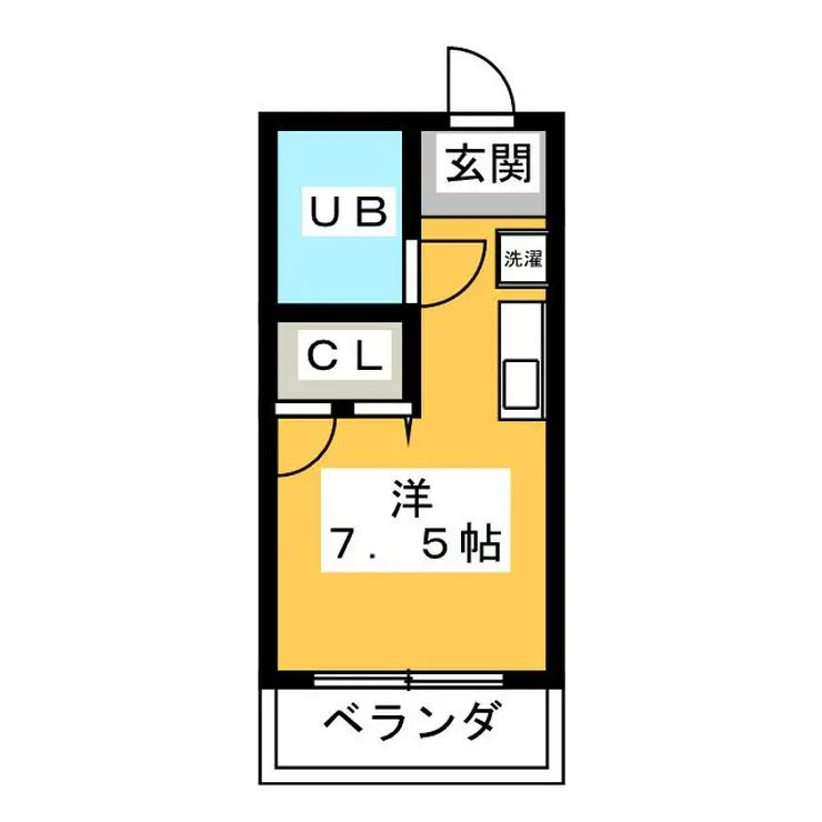 エルクレアドール 1階階 間取り