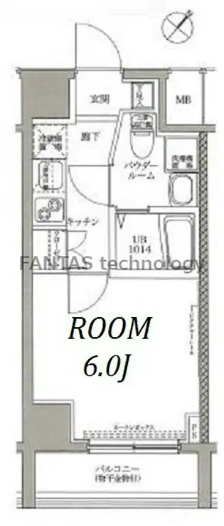 フェルクルール横浜新子安プレセダンヒルズ 10階階 間取り