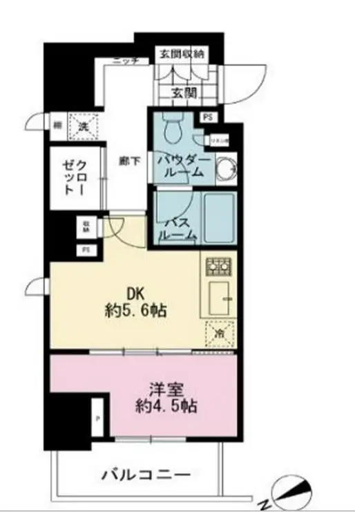 アトラス西早稲田 13階階 間取り