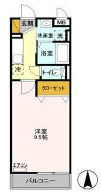 プランドール 1階階 間取り