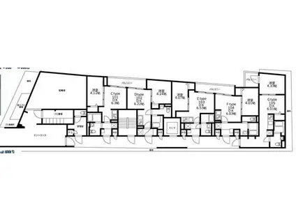 ユーレジデンス武蔵小山(1DK/1階)の間取り写真