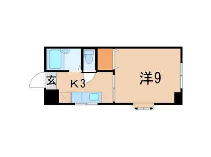 リバーサイドアネックス(1K/2階)の間取り写真