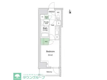 スタイリオ川崎(1K/13階)の間取り写真