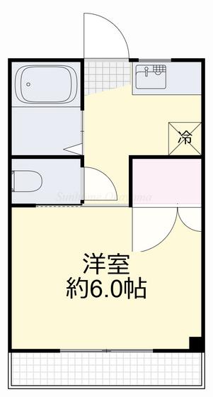 アーバン椋木(1K/2階)の間取り写真