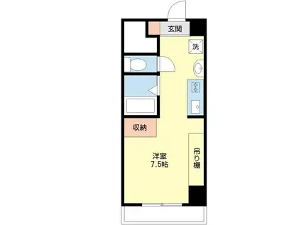 リバフォールアネックス(1K/3階)の間取り写真