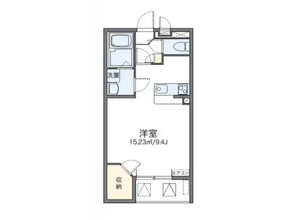 TYD雪谷(1K/3階)の間取り写真