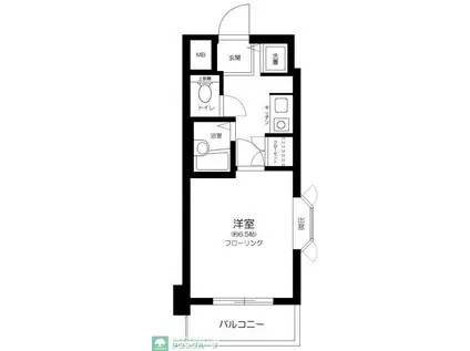 エクセリア高円寺(1K/4階)の間取り写真