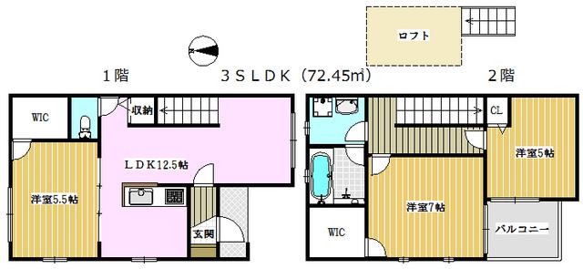 TS PROVANCE(3SLDK/1階)の間取り写真