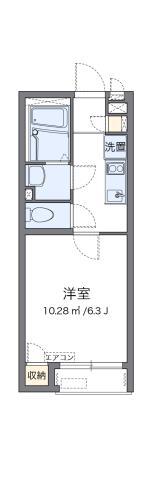 レオネクストボナール JOY(1K/1階)の間取り写真
