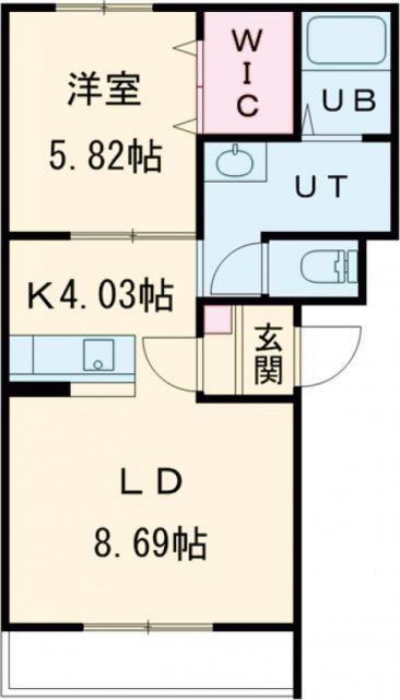 セルペンテ(1LDK/3階)の間取り写真