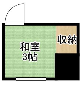 FERRAIII番館(ワンルーム/2階)の間取り写真