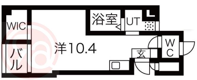 SAM BLDG(ワンルーム/5階)の間取り写真