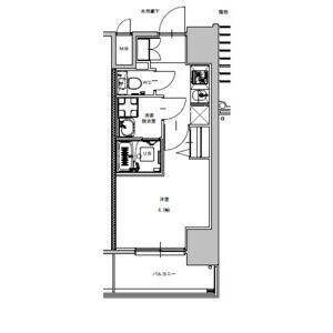 S-RESIDENCE金山FLAP(1K/10階)の間取り写真