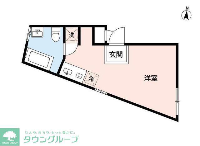 LUXE板橋本町(ワンルーム/3階)の間取り写真