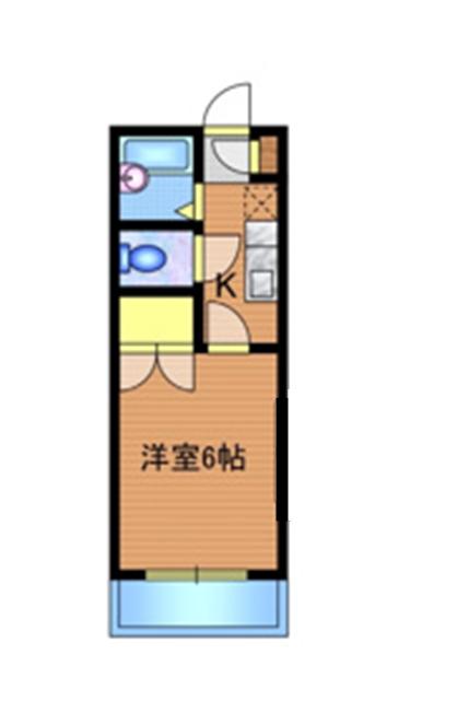 アルベール武蔵境I(1K/1階)の間取り写真