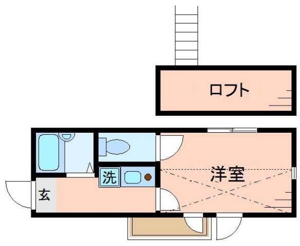 セントラーレ北千住(1K/3階)の間取り写真