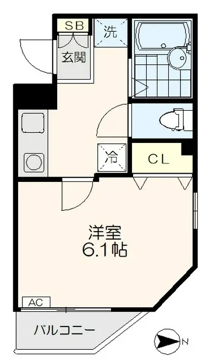 フェリーチェ豊玉中壱番館 2階階 間取り