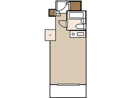 日興パレス大通公園(ワンルーム/3階)の間取り写真