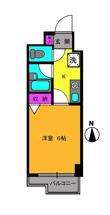 ティファニー舟渡 2階階 間取り
