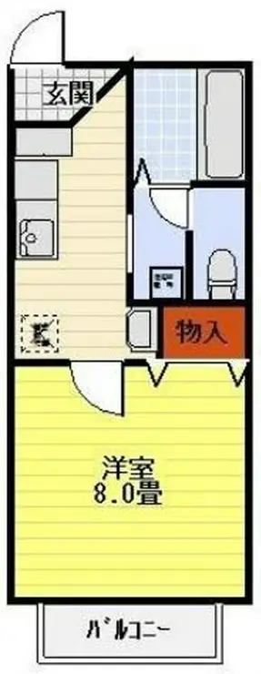 サンモリッツ 2階階 間取り