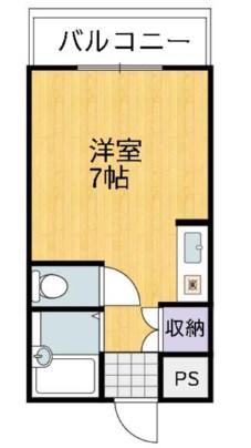 プレアール姫路北平野(1K/3階)の間取り写真