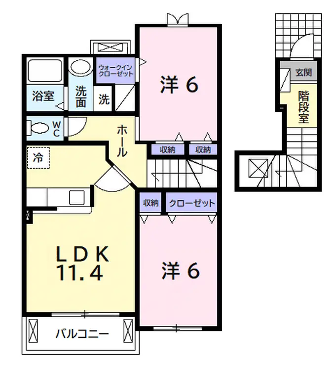 ブリアンソレイユ 2階階 間取り