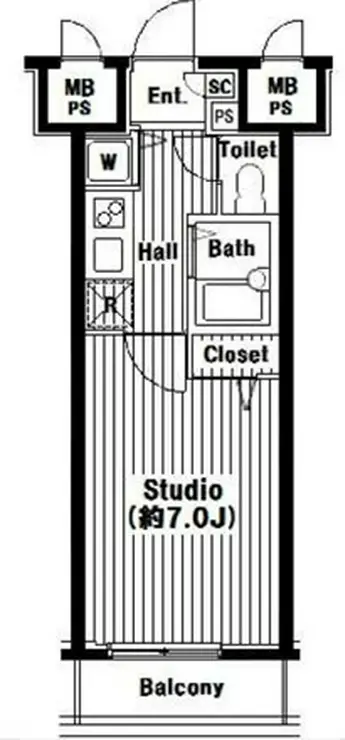 グランド・ガーラ芝公園 2階階 間取り