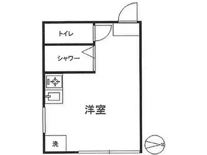 アーバンプレイス駒込A(ワンルーム/1階)の間取り写真