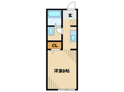 グラン・エスペランサ(ワンルーム/1階)の間取り写真