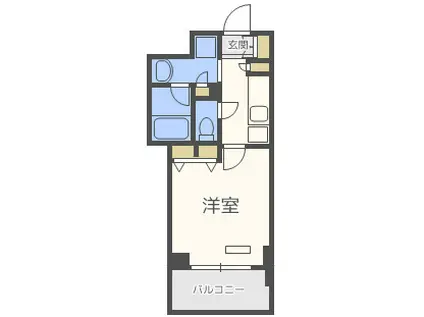 アーバネックス本町(1K/10階)の間取り写真