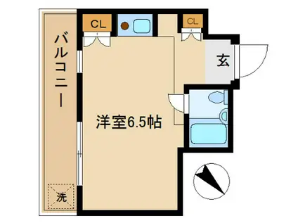 日神パレス西新宿(ワンルーム/4階)の間取り写真