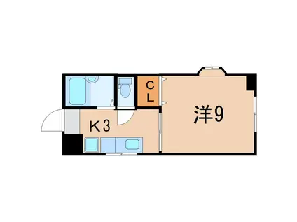 リバーサイドアネックス(1K/2階)の間取り写真