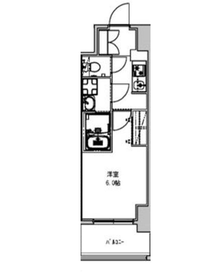 S-RESIDENCE野並駅前BROAD(1K/3階)の間取り写真