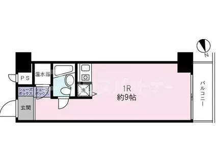 池袋アビタシオン(ワンルーム/6階)の間取り写真